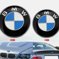 Bmw Hood And Trunk Emblem With Grommets