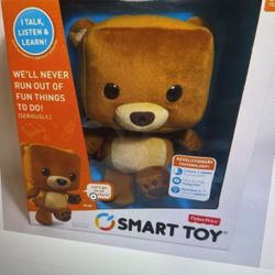 Fisher -price Smart Toy Bear Talking Learning Interactive Plush Stuffed Bear