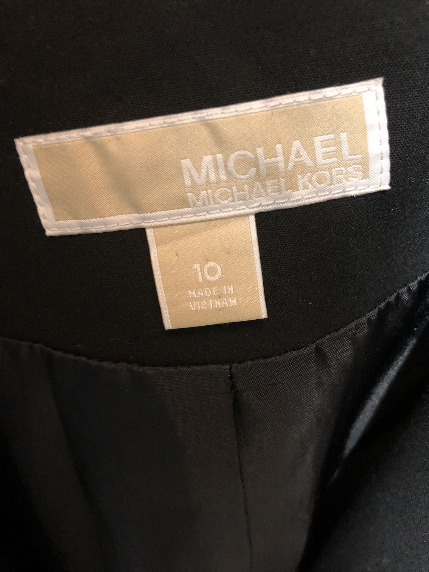 Three Size 10 Women’s Black Jackets Designer Names Each $10
