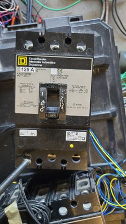 Square D
Circuit Breaker
Interruptor Automatico
Disjoncteur
125Amp