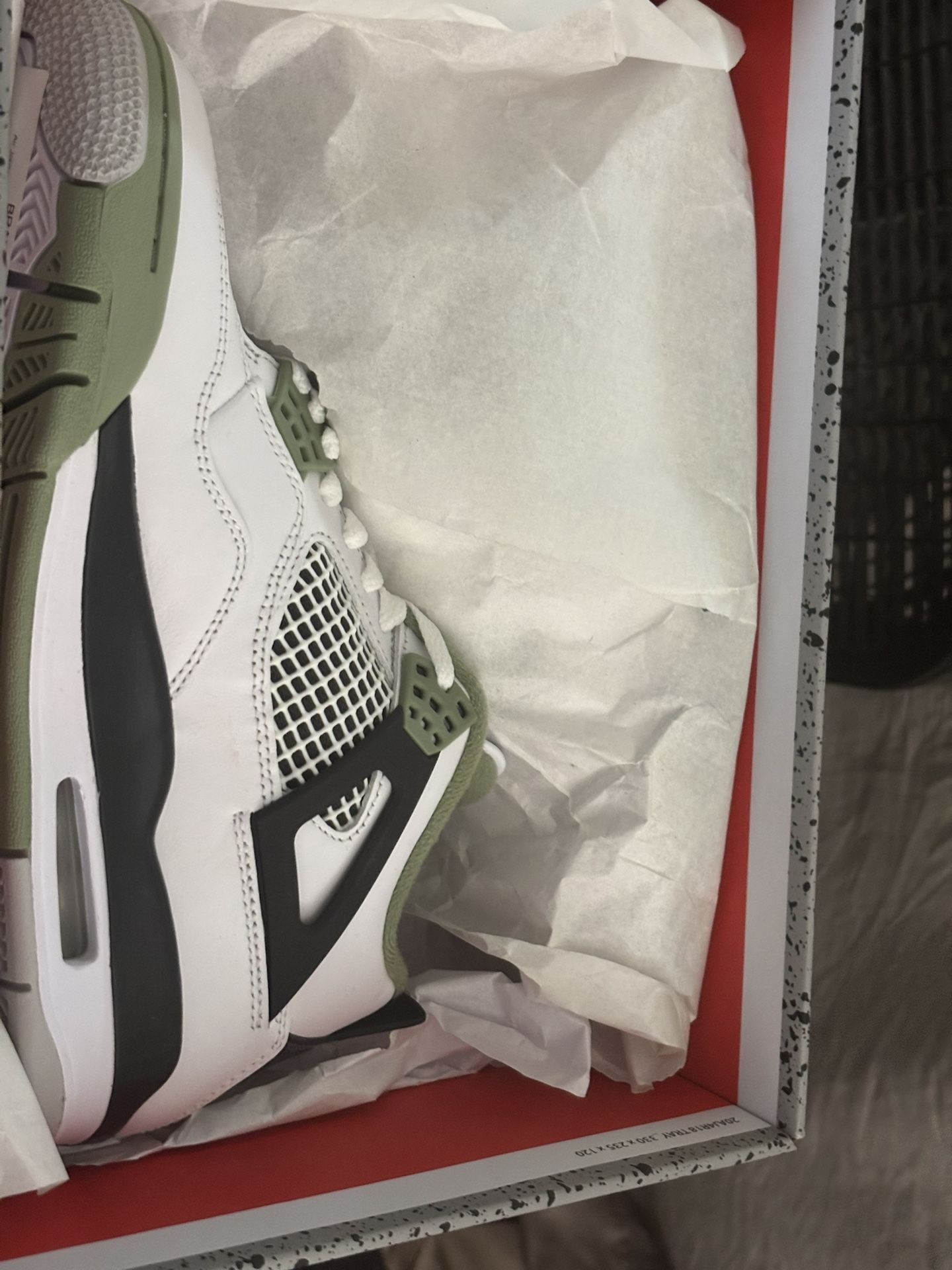 Seafoam Green Jordan 4s