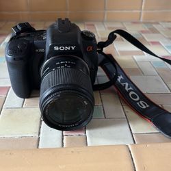 Sony Alpha A350 DSLR  Camera 