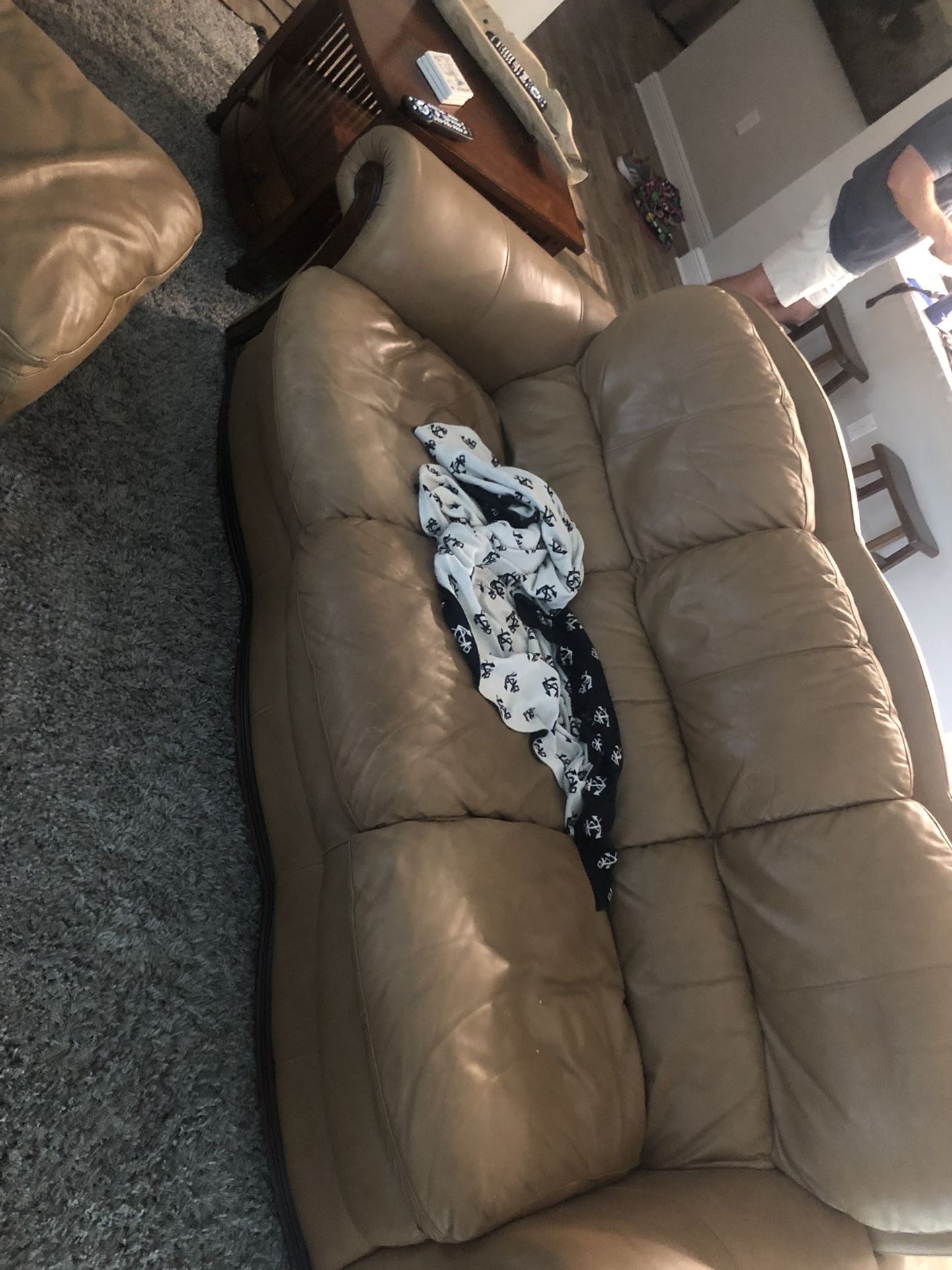 Leather couch free