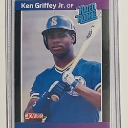 1988 Donruss Baseball Ken Griffey Jr. No. 33 Rated Rookie Card🔥