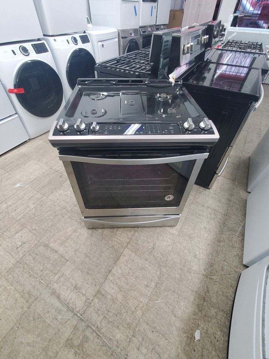 Slide In Whirlpool Gas Range