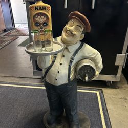 Beer Man Statue Server