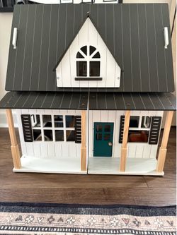 Wooden doll house