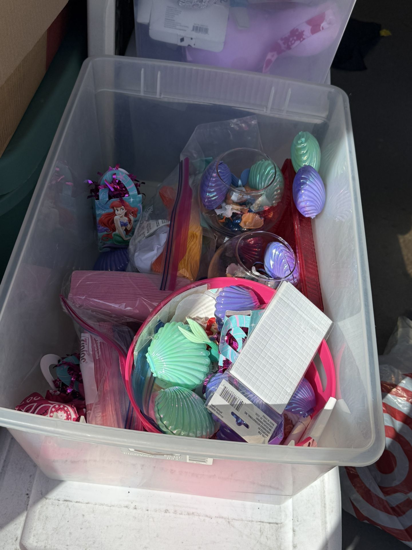 Leftover Ariel Party Stuff