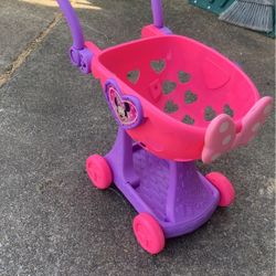Minnie mouse shopping cart