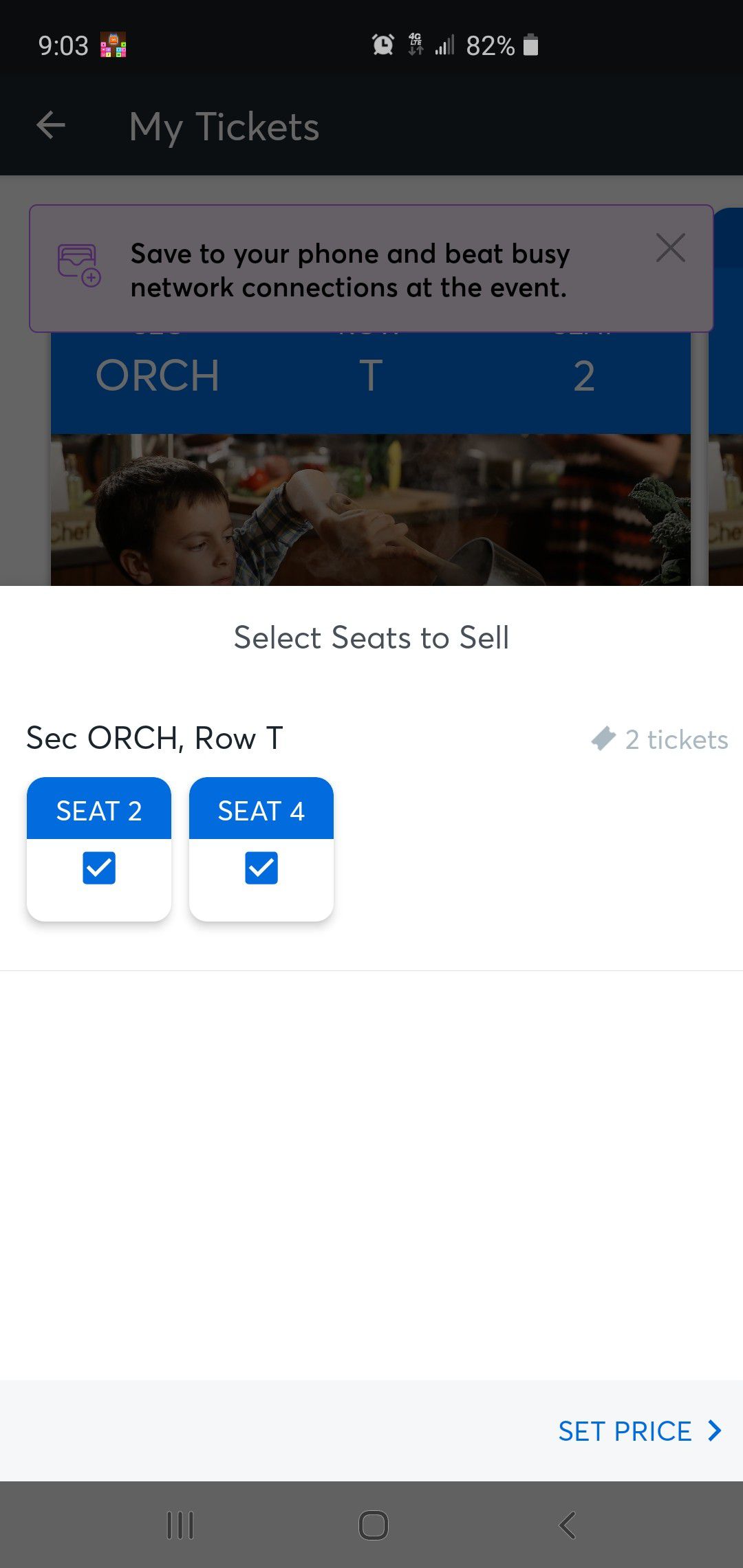 Two Tickets to the Master Chef Kids Show