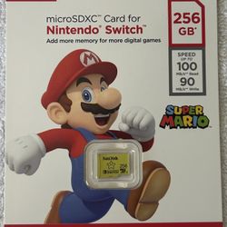 SanDisk 256GB MicroSDXC Flash Memory Card Nintendo Switch 256GB