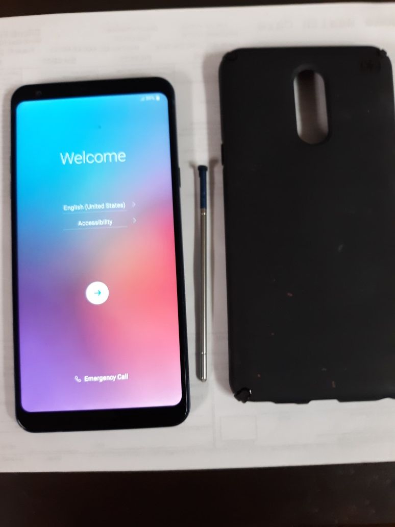 Lg Stylo4plus w/ stylus!Free phone case