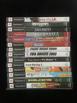 Playstation 2 PS2 Game Lot(15 Games)ERAGON DEVIL MAY CRY CALL OF DUTY TONY  HAWK+(Post Nintendo Era) for Sale in Atlanta, GA - OfferUp