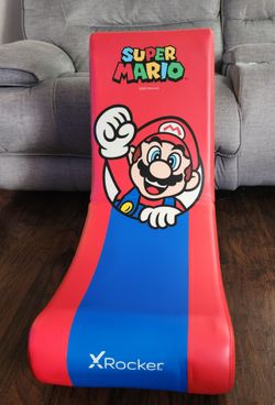 Like new Super Mario X Rocker Kids Gaming Chair Foldable Nintendo