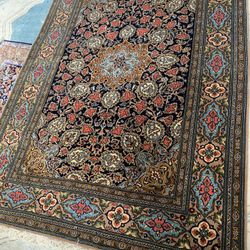 5x7 Feet Persian Tabriz Handmade Rug
