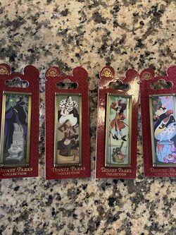 RARE 2014 Haunted Mansion Villain Pins