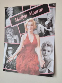 Metal Marilyn Monroe Sign
