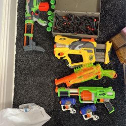 Nerf Blasters And Ammo
