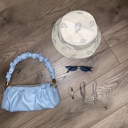 Bucket Hat, Purse and Accessories 