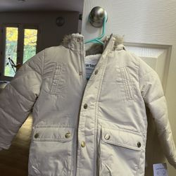 Size 4T Toddler Faux Fur Hooded Parka