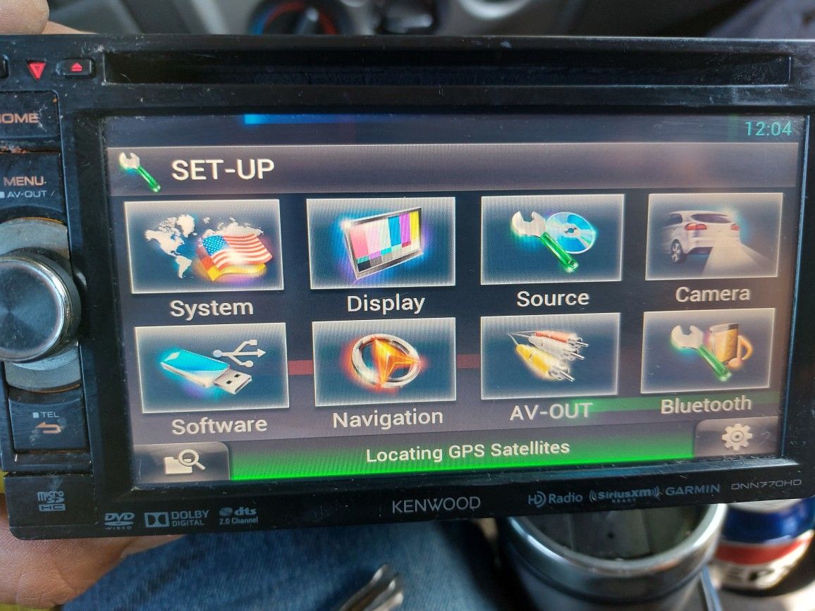 STEREO KENWOOD CD DVD AUX USB BLUETOOTH NAVEGACIÓN NAVIGATOR GOOD CONDICIÓN ABLO ESPAÑOL