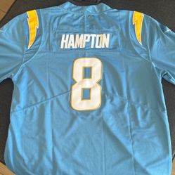 Omarion Hampton Los Angeles Chargers Jersey