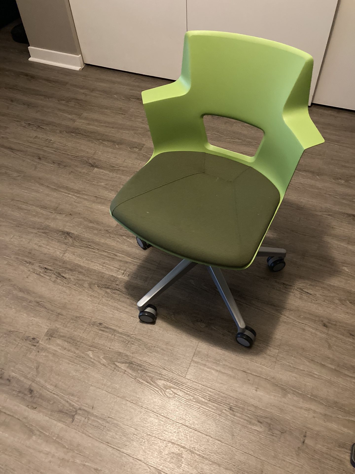 Lime green desk chair