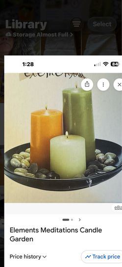Elements Meditations candle garden
