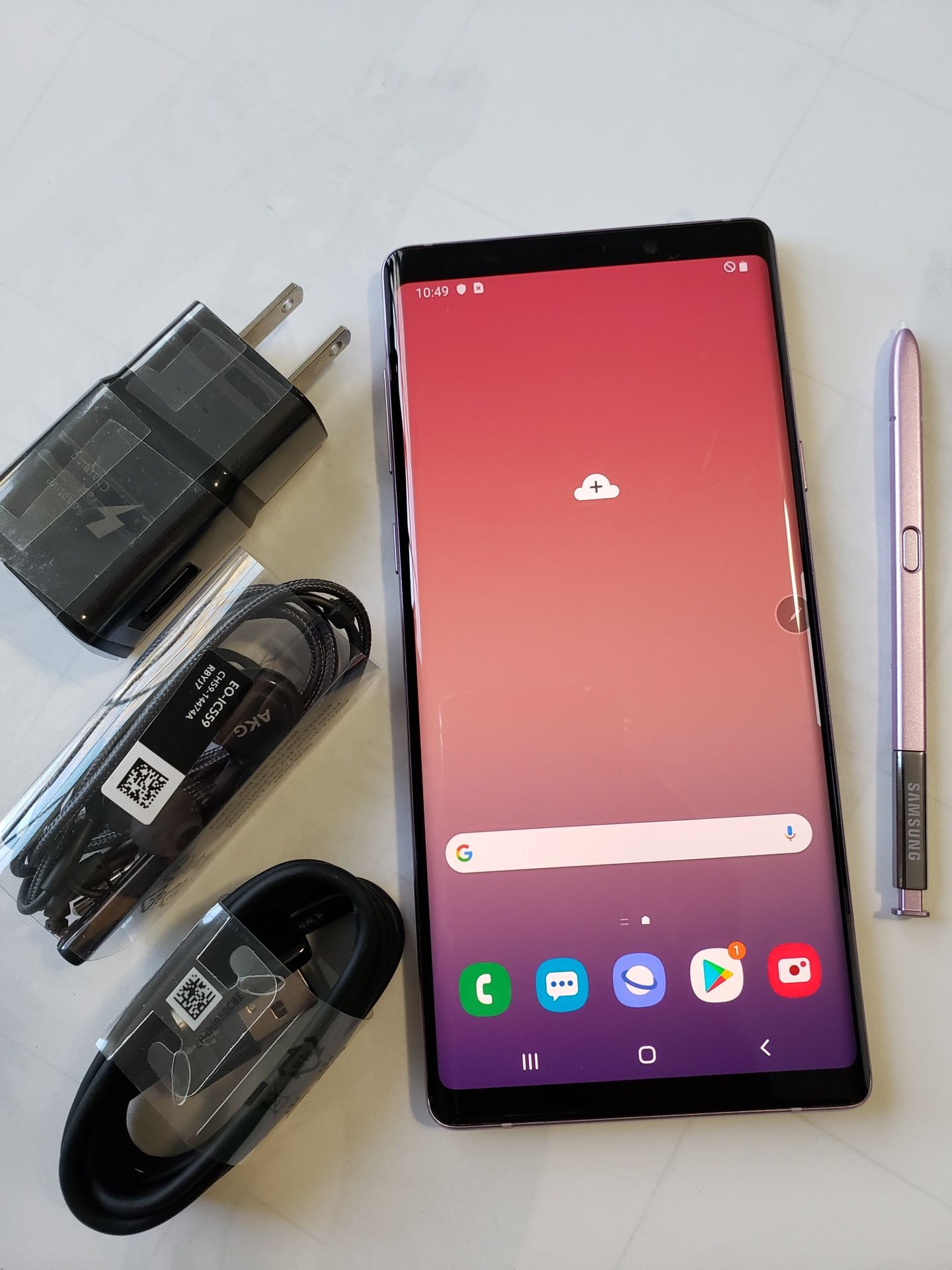 Samsung Galaxy Note 9, 128GB, Unlocked, Works any company sim card any country internationally