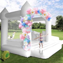 AKSPORT White Bounce House