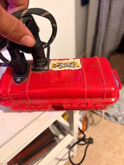 Red Hard Shell Waterproof Case with Mount make an offer.