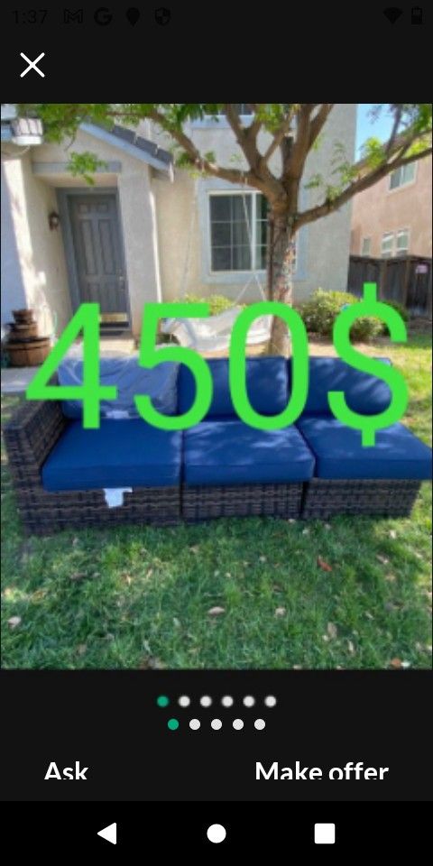 Deep Seating Sunbrella Cushions Last Pieces Available Patio Furniture Set Outdoor Patio Furniture No More Pieces Available Brand New