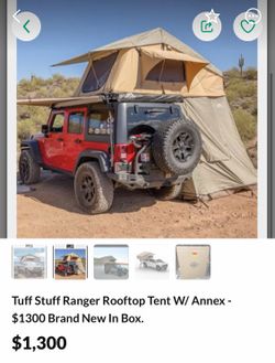 Rooftop Tent and Side Mount Annex Room
