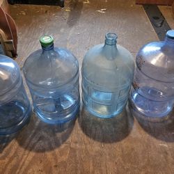 4 Empty Hard Shelled Water Jugs Primo 4 For 10