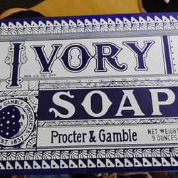 Ivory Soap Collectible Porcelain Sign