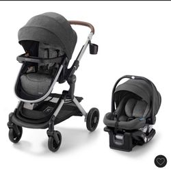 car sear and stroller
