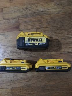 ****dewalt 20v max batteries!!!*****