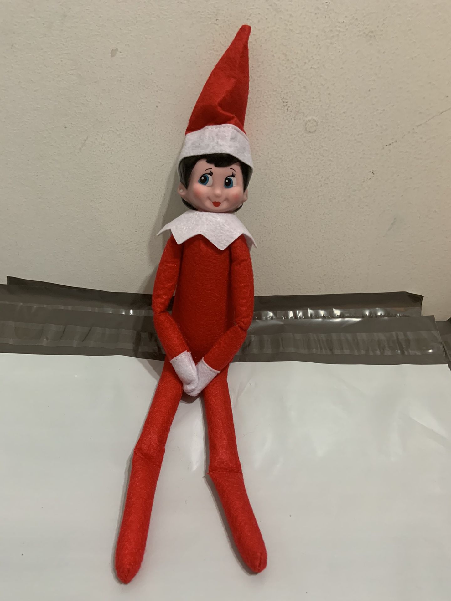 New Elf on the shelf Red Girl Plush Doll Toy High Quality Great Gift
