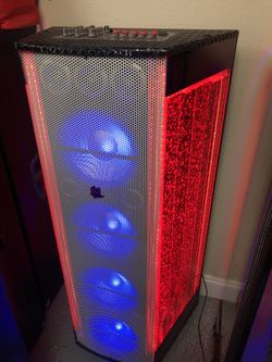 Equipo Con 4 Bocinas De 10" y fuentes de agua con luces // Bluetooth Speaker with four 10" woofer