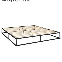 Move Out Sale- King Size Metal Bed Frame