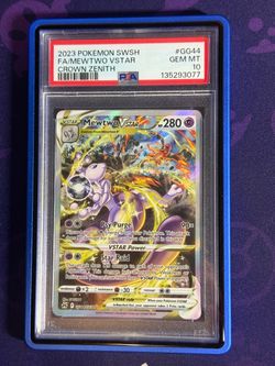 Mewtwo Crown Zenith PSA 10 Pokemon Card