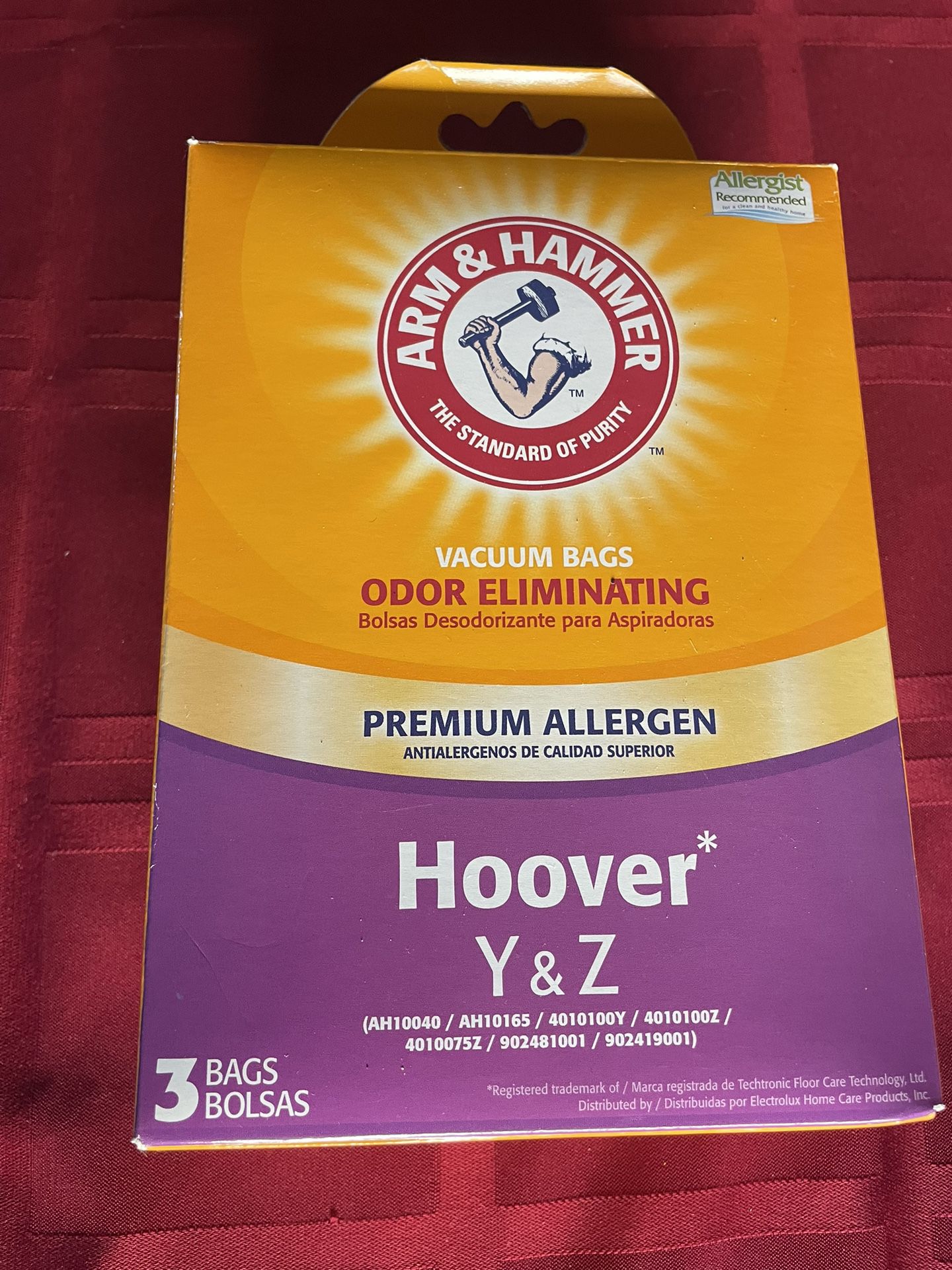 Arm and Hammer Hoover Vacuum Bags