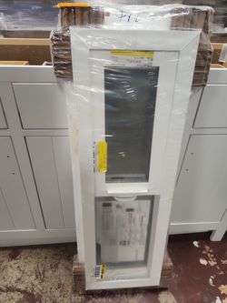 Ply Gem
35.5 in. x 11.5 in. Select Series HP PS Obscure Glass Slider White Vinyl Fin Window Screen Incl