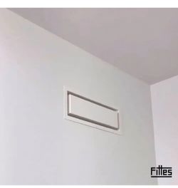 BRAND NEW Shop FITTES Framed 10 in. x 30.25 in. Steel Wall/Ceiling Vent with Single Air Channel, White