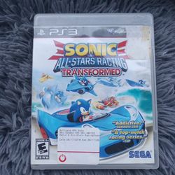 PS3 Sonic All Star Racing Transformed 