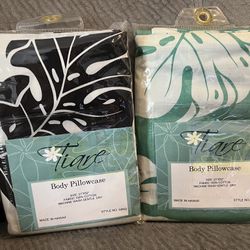 Brand New Tiare Body Pillowcases - $15 each - PICKUP IN AIEA - I DON’T DELIVER 