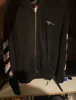 Off white zip up
