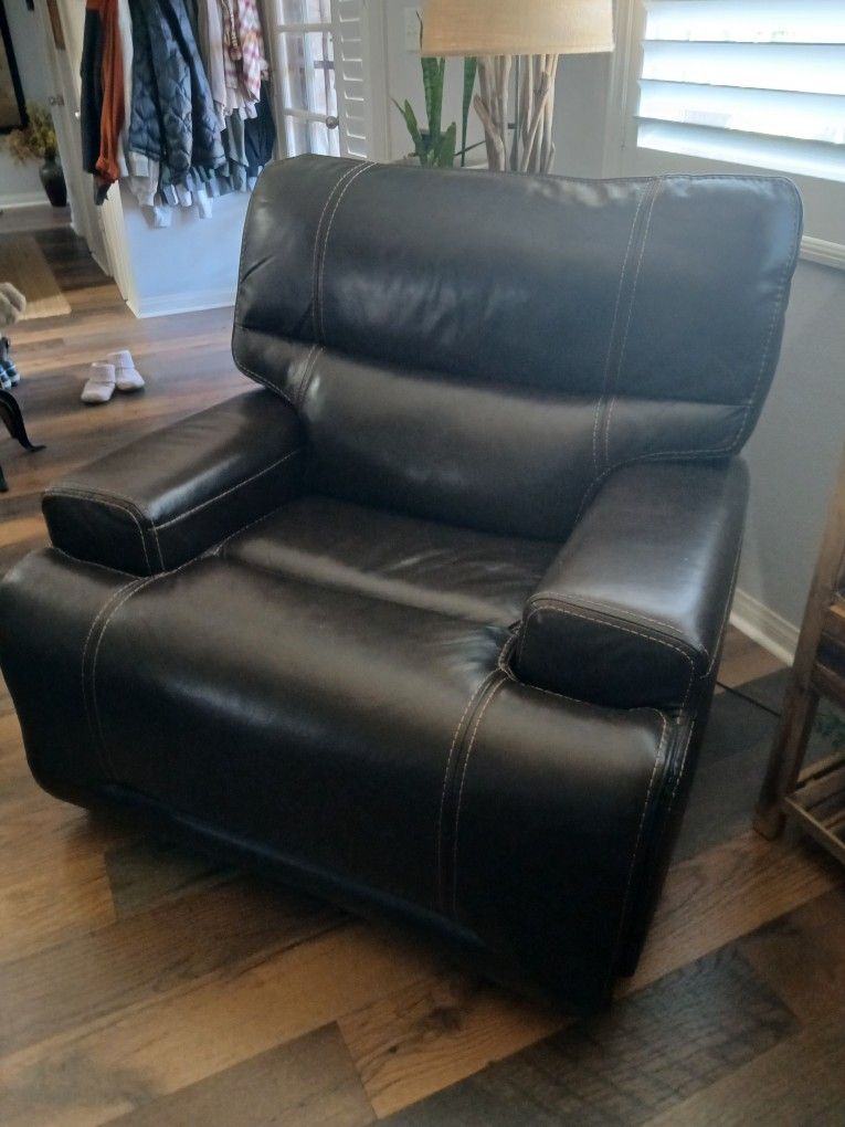 Genuine Leather Recliner
