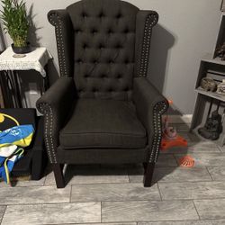 Grey Accent Chair