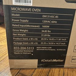 Brand New Toshiba Microwave Still In Box